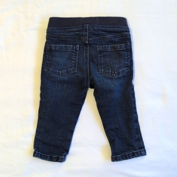old navy 2-pack pull-on denim jeans bundle lot 12 months baby unisex - Picture 5 of 9